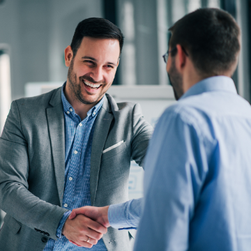 Two Professionals Meeting
