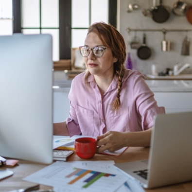 Professional Working at Home